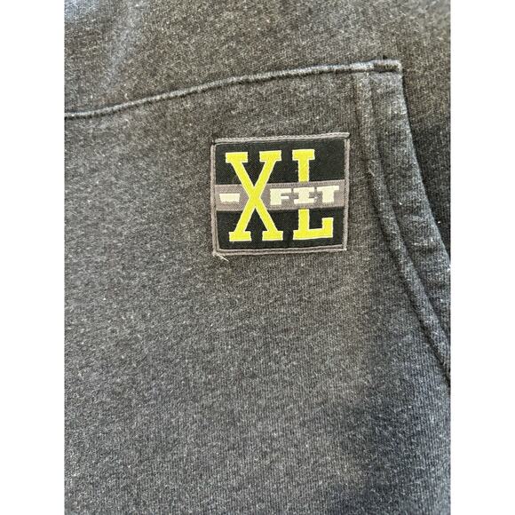 Levis Mens Hoodie Large Dark Gray Oversized‎ XL Fit Athletic Pullover Jacket - Picture 5 of 8